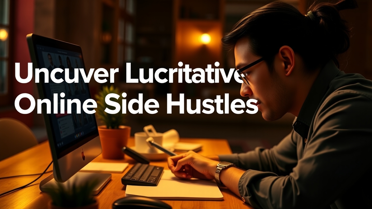 Uncover Lucrative Online Side Hustles