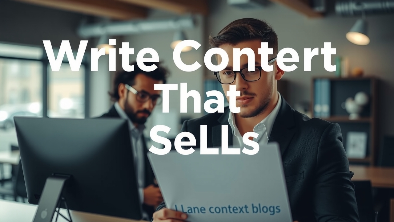 Write Content That Sells Now