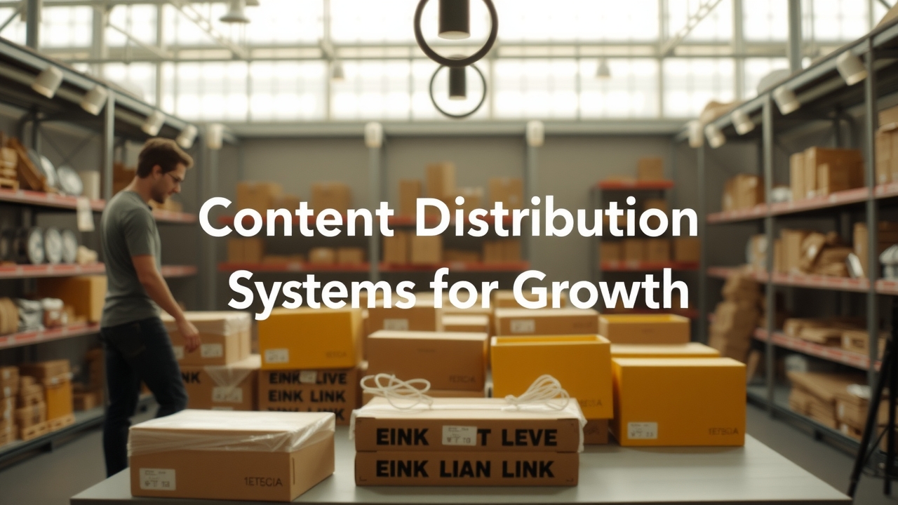 Content Distribution Systems for Growth