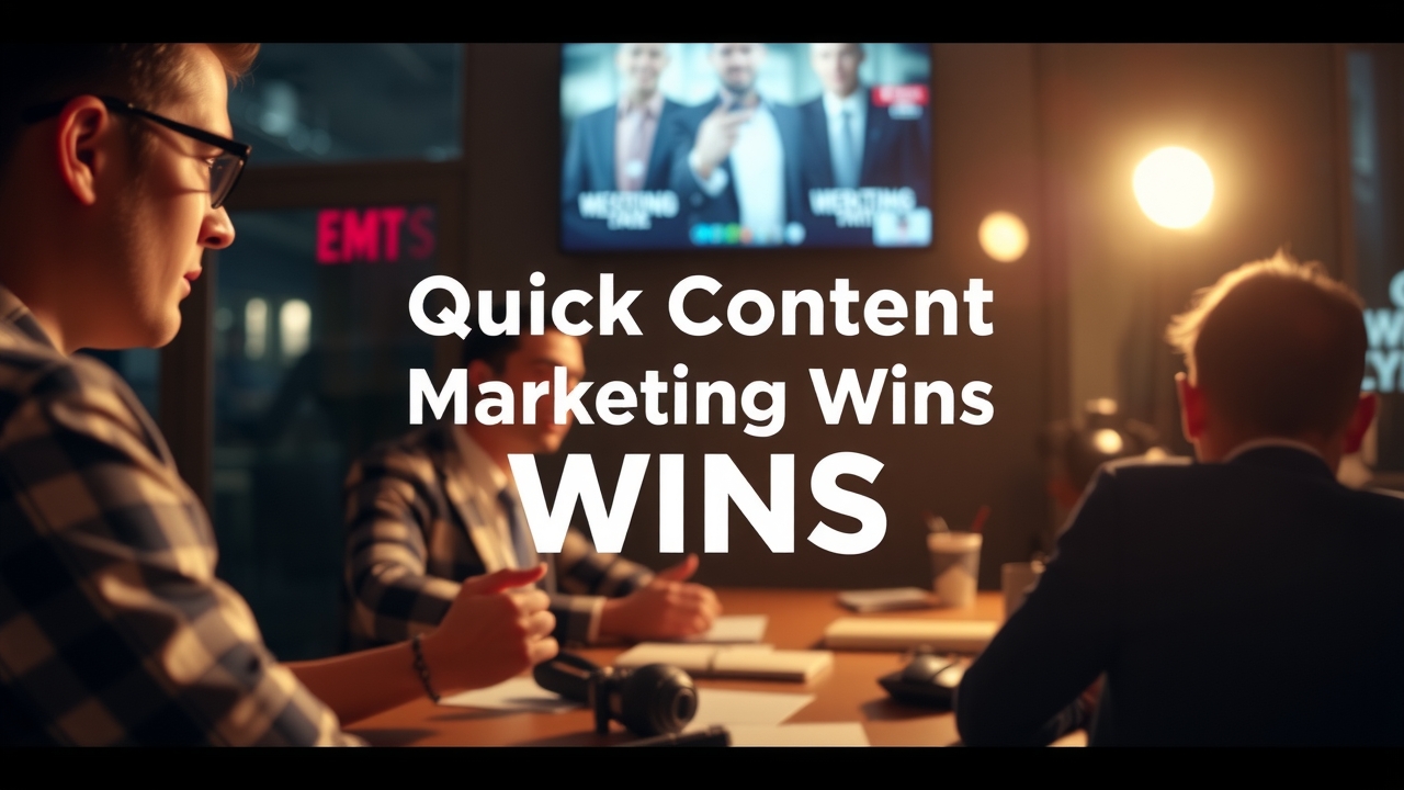 Quick Content Marketing Wins