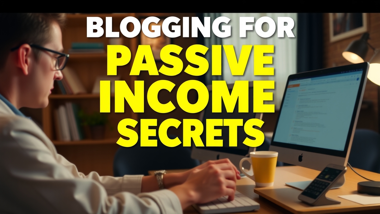 Blogging for Passive Income Secrets