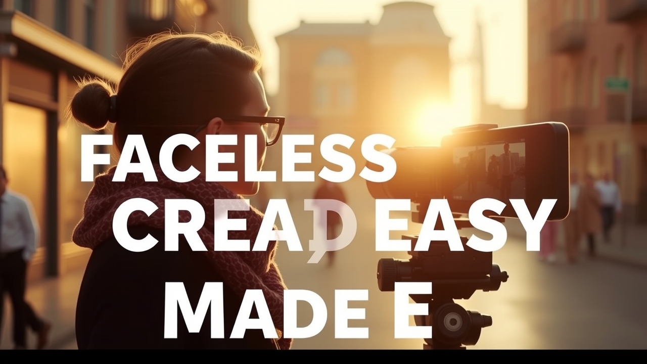 Faceless Video Creation Made Easy