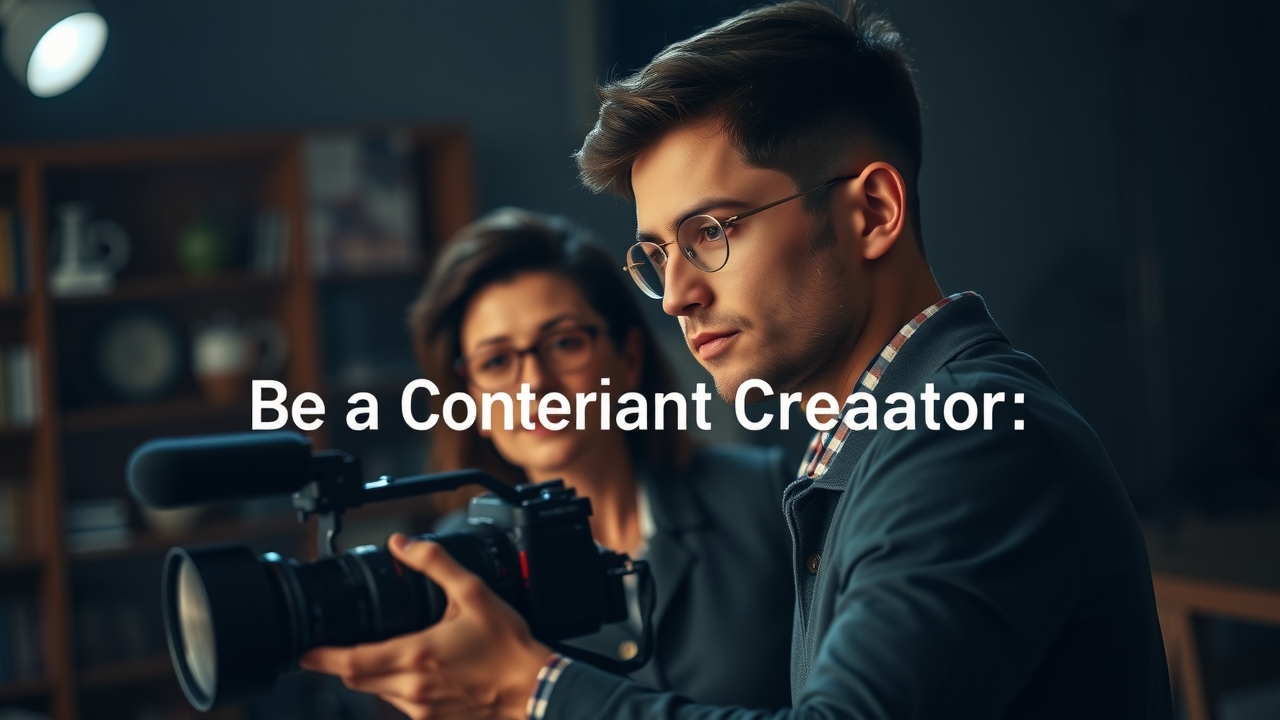 Be a Content Creator