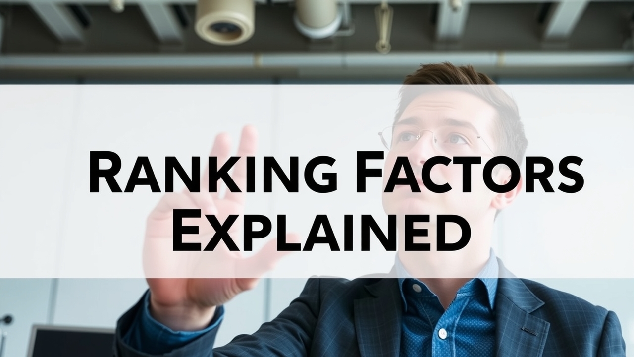 Google Ranking Factors Explained