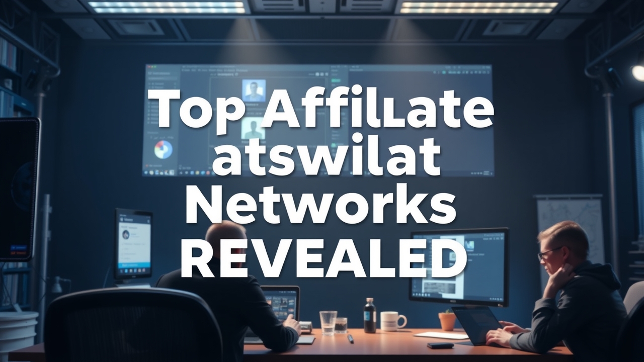 Top Affiliate Networks Revealed
