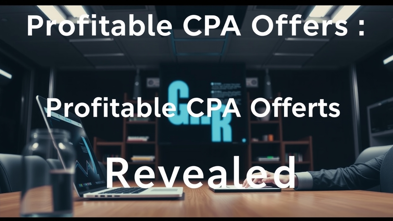 Profitable CPA Offers Revealed