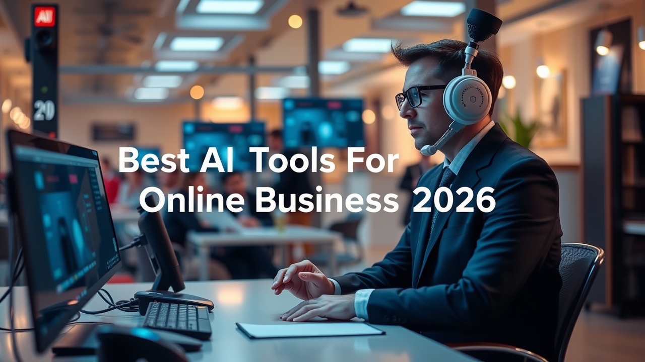 Best AI Tools For Online Business 2026