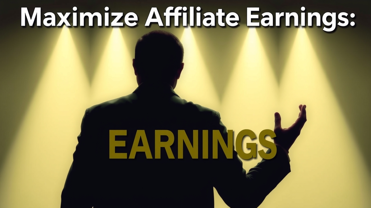 Maximize Affiliate Earnings