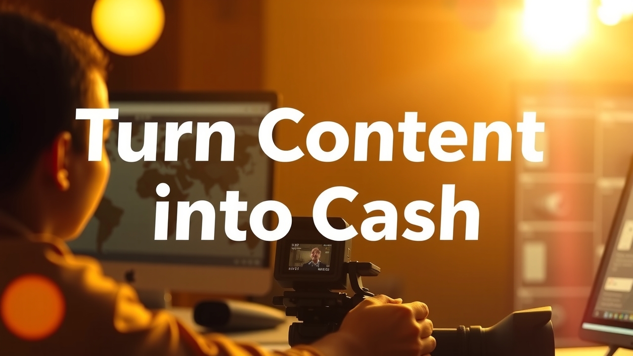 Turn Content into Cash