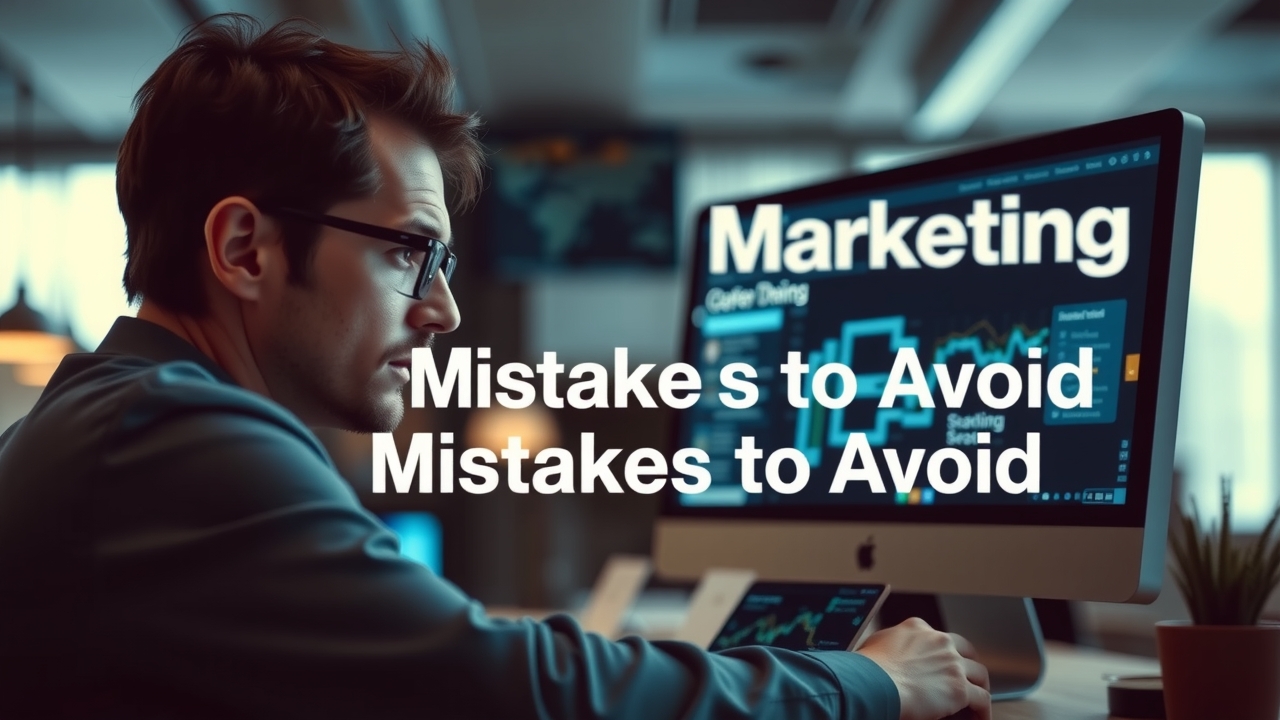 Affiliate Marketing Mistakes to Avoid